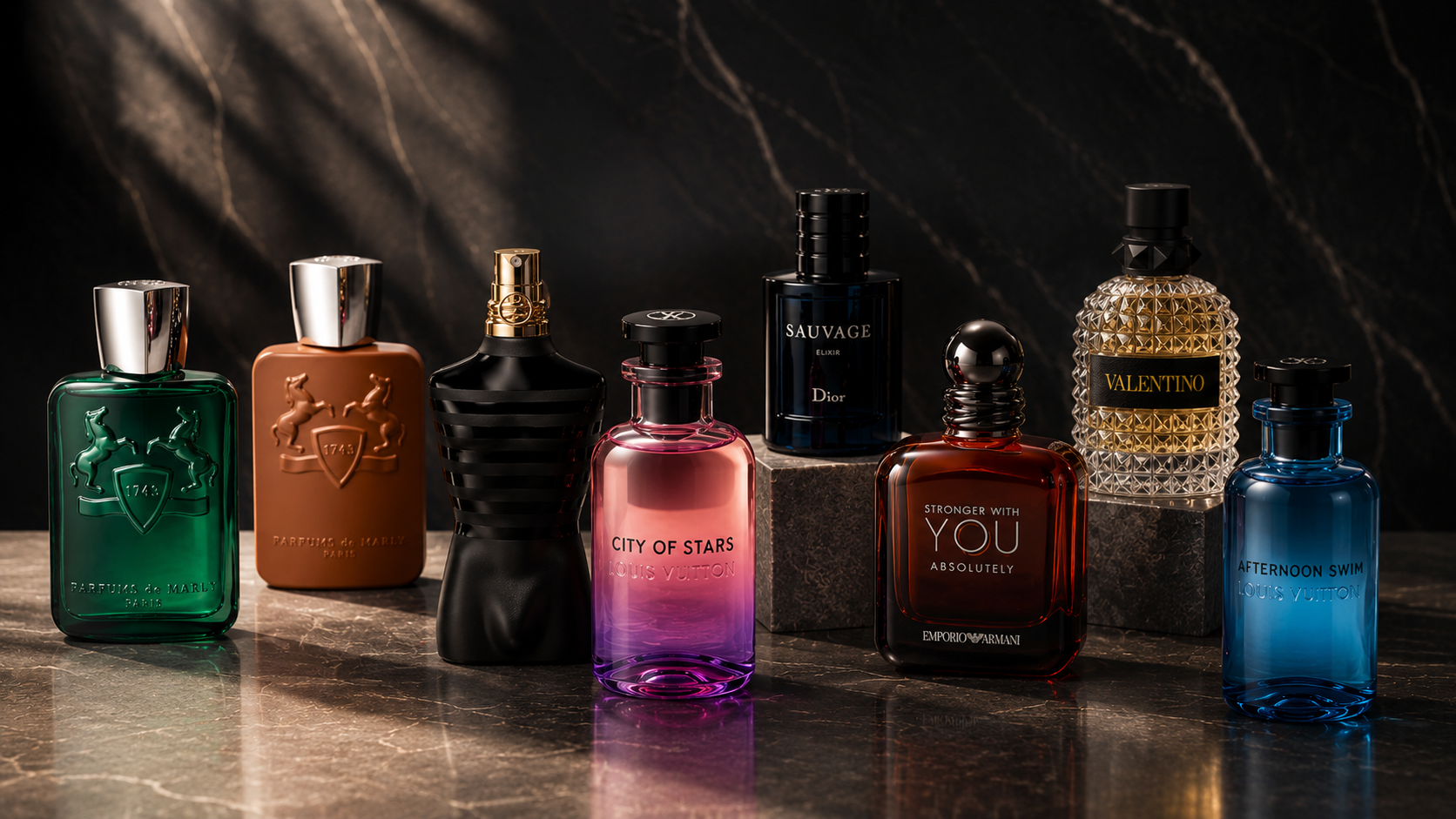 Luxury perfume collection